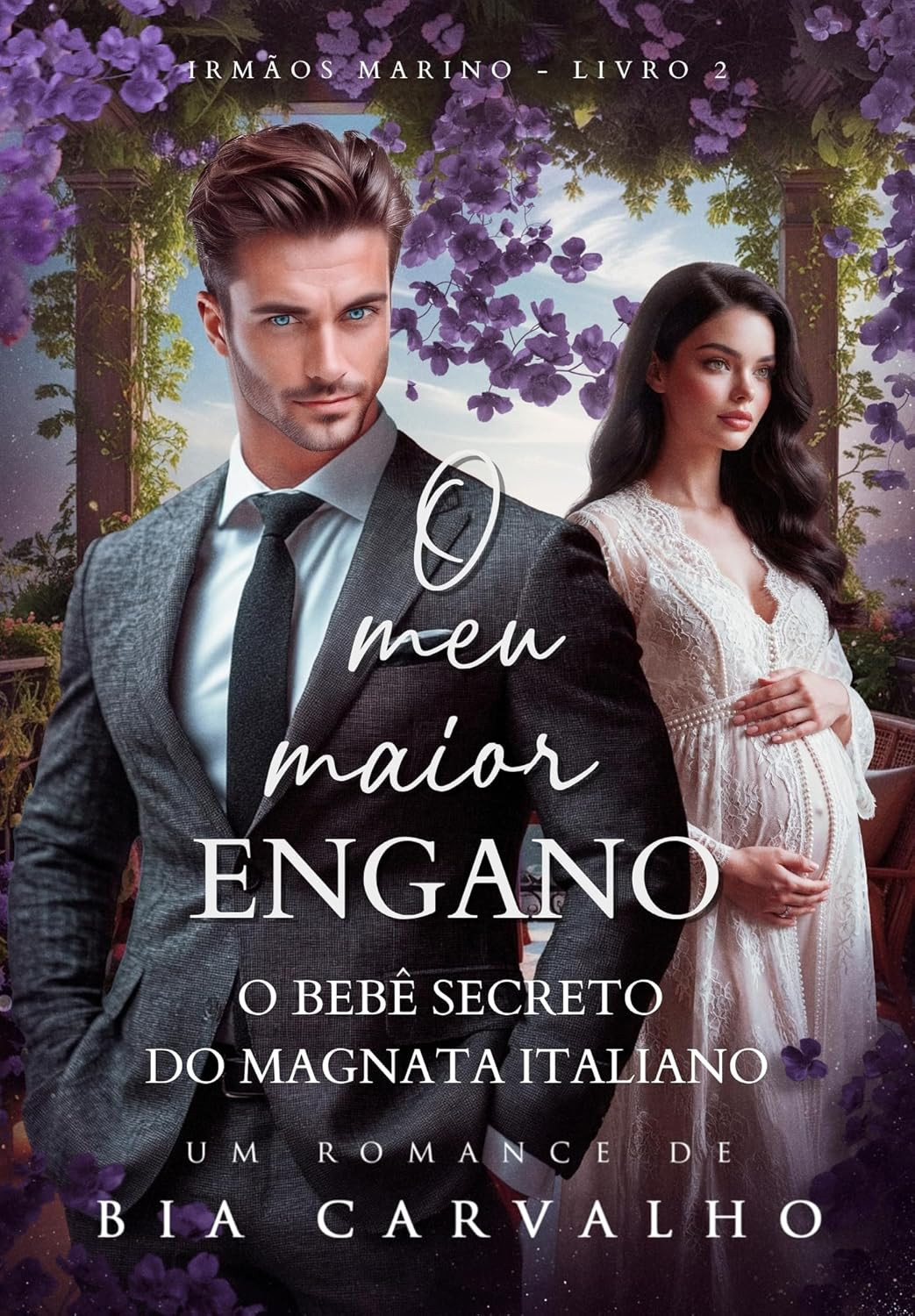 capa do livro O Meu Maior Engano: O Bebê Secreto do Magnata Italiano – romance de vingança, casamento forçado e gravidez inesperada