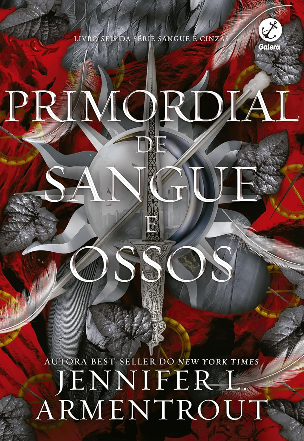 Capa do livro Primordial de sangue e ossos Vol. 6 Sangue e Cinzas de Jennifer L. Armentrout – capa oficial em português
