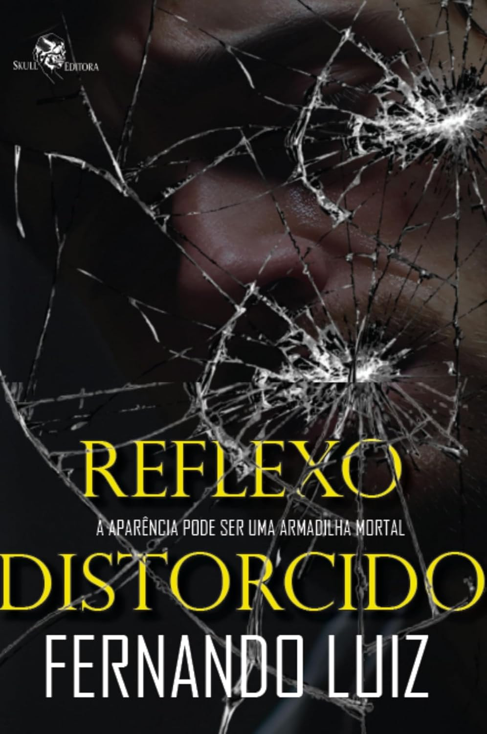 capa do livro Reflexo Distorcido thriller brasileiro gêmeos assassinato aparências mortais