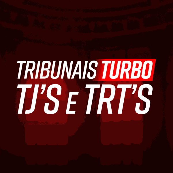 Imagem do Curso Tribunais Turbo com aulas ao vivo, metodologia intensiva e garantia de 7 dias