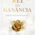 Dominic Davenport e Alessandra em cenário corporativo de Wall Street, romance contemporâneo 'Rei da Ganância'