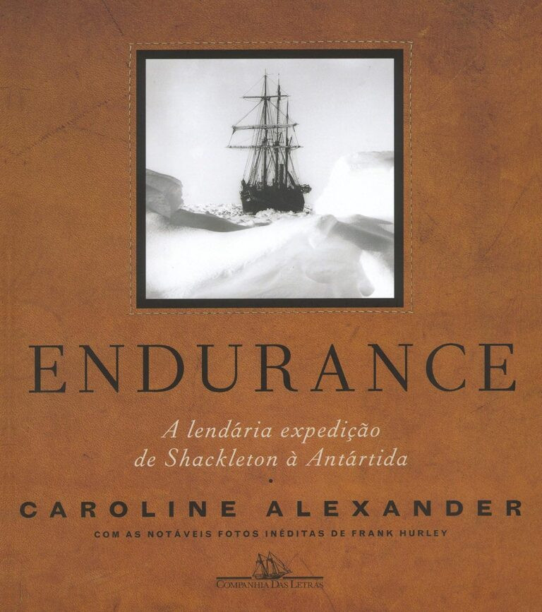 Endurance livro Shackleton Antártida capa foto histórica gelo 1914