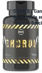 Cápsulas de GHDROL sendo tomadas antes do treino para acelerar o ganho de massa muscular