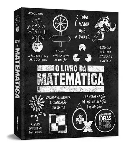 Capa dura do livro O Livro da Matemática – As Grandes Ideias de Todos os Tempos