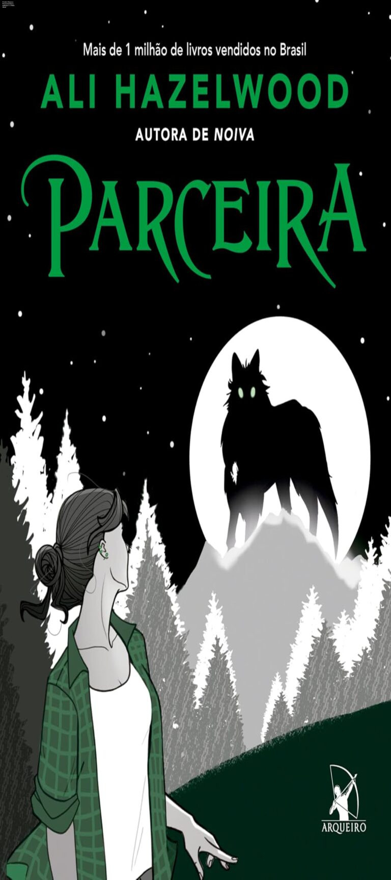 Capa do livro Parceira de Ali Hazelwood, romance paranormal com protagonista híbrida e alta avaliação