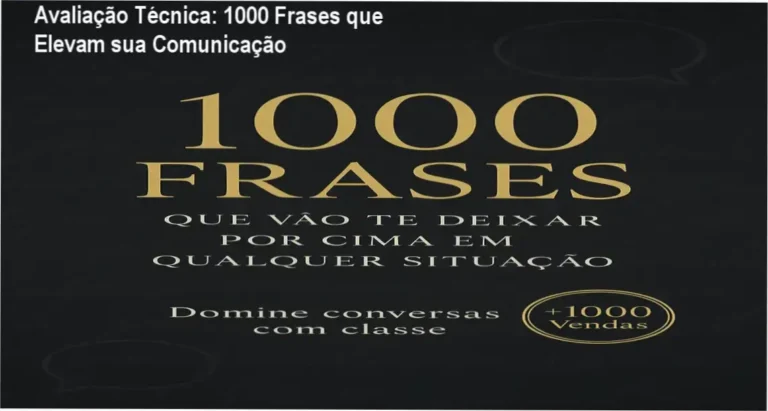 Avaliação Técnica: 1000 Frases que Elevam sua Comunicação 7 Capa do ebook 1000 Frases de Jean mostrando frases de impacto para melhorar a comunicação