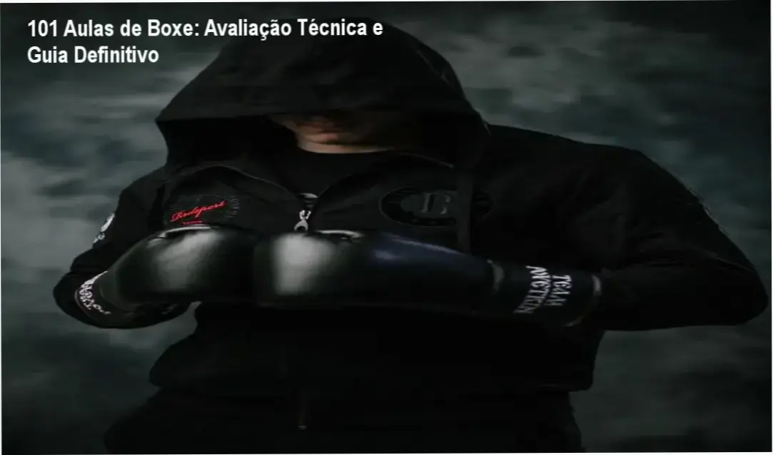Imagem ilustrando a prática de boxe em casa com o curso 101 Aulas de Boxe, destacando acessibilidade e técnica