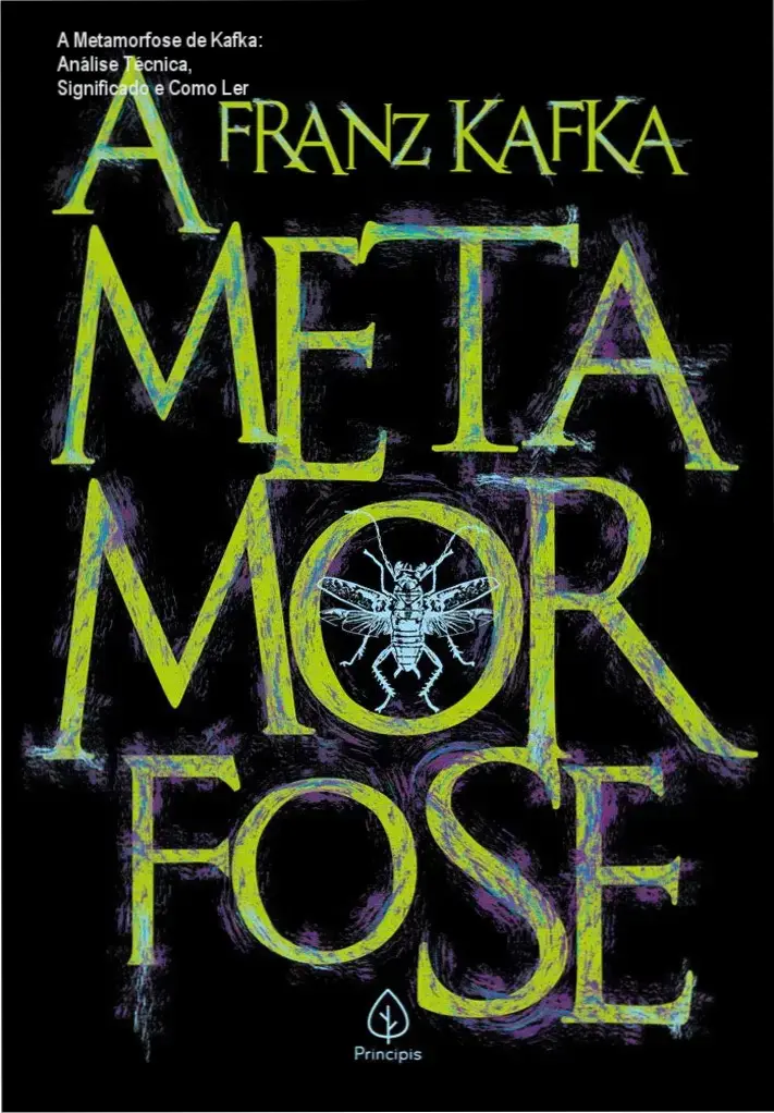 A Metamorfose de Kafka: Análise Técnica, Significado e Como Ler 1 Capa do livro A Metamorfose de Franz Kafka, simbolizando a transformação de Gregor Samsa