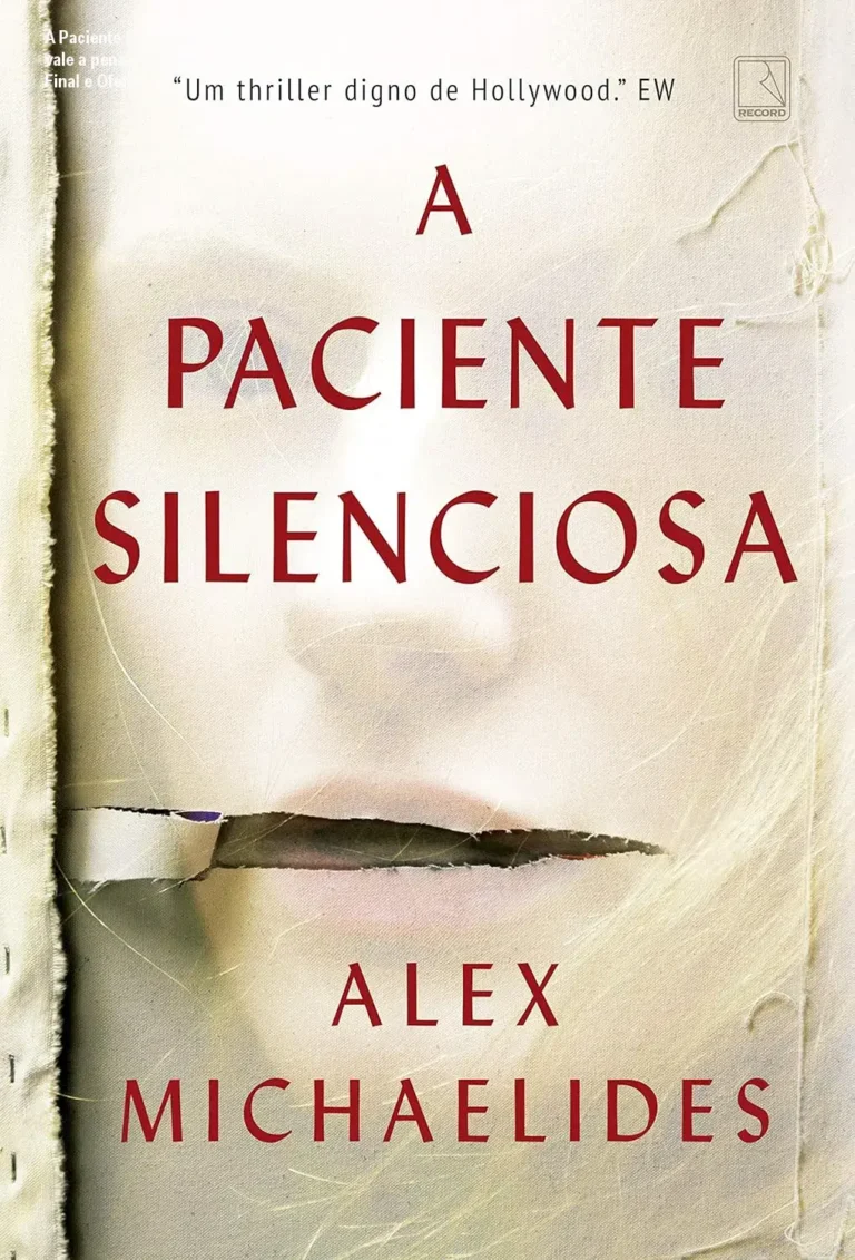 A Paciente Silenciosa vale a pena? Resenha, Final e Oferta 7 Capa do livro A Paciente Silenciosa de Alex Michaelides em uma estante, destacando a edição física para leitura