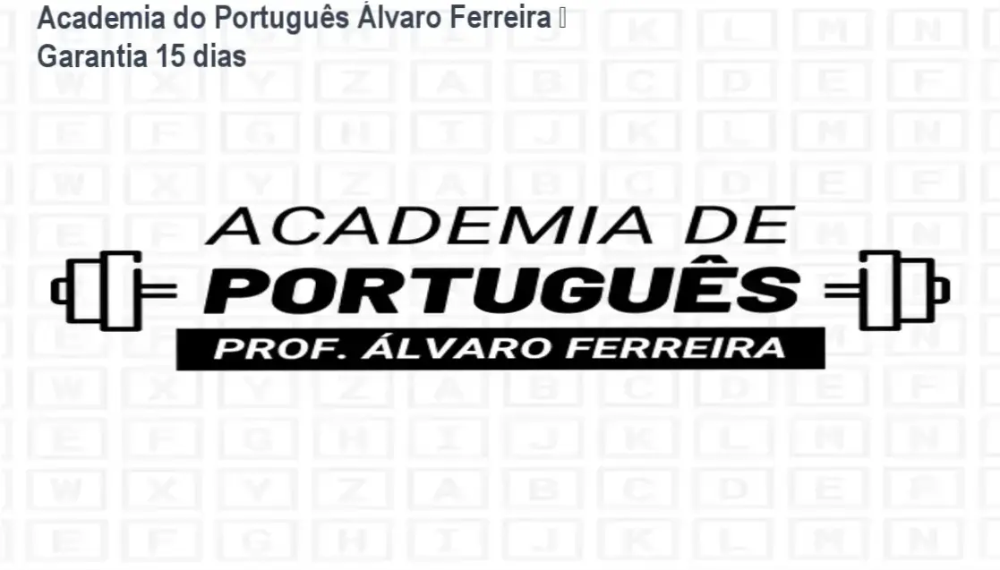 Academia do Português Álvaro Ferreira – garantia e reembolso