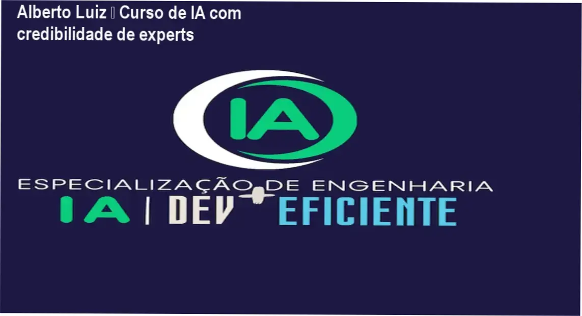 Alberto Luiz – custo-benefício do curso de IA com suporte de especialistas