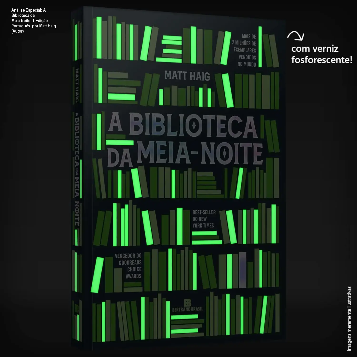 Capa informativa sobre o tema A Biblioteca da Meia-Noite: 1 Edição Português por Matt Haig (Autor)