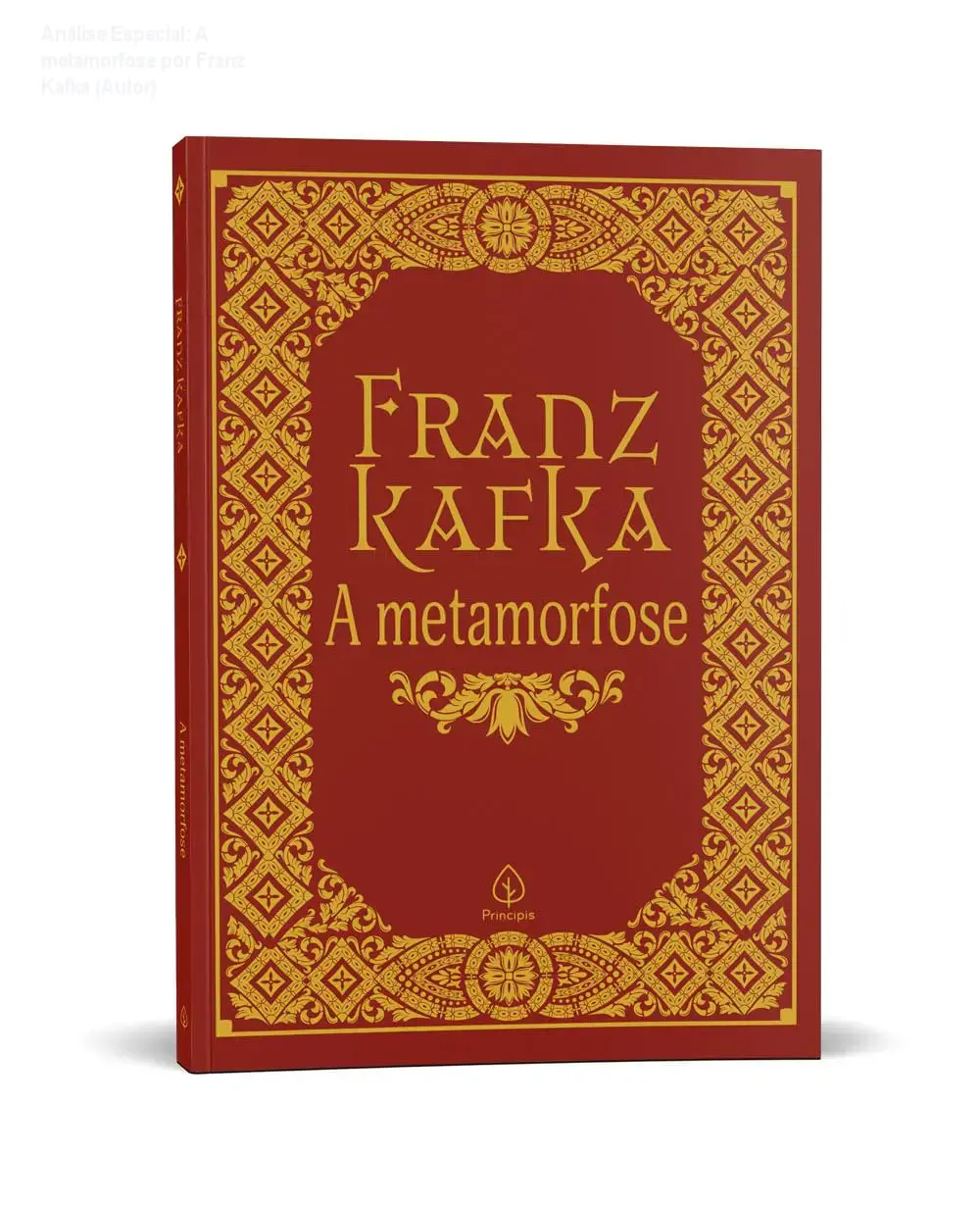 Capa informativa sobre o tema A metamorfose por Franz Kafka (Autor)