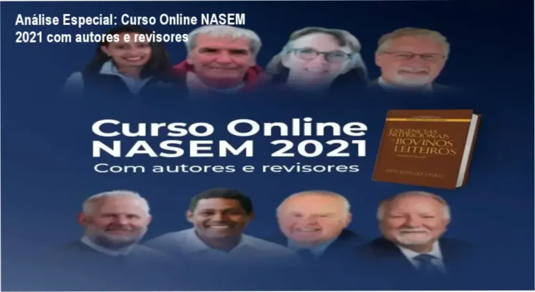 Análise Especial: Curso Online NASEM 2021 com autores e revisores 6 Capa informativa sobre o tema Curso Online NASEM 2021 com autores e revisores