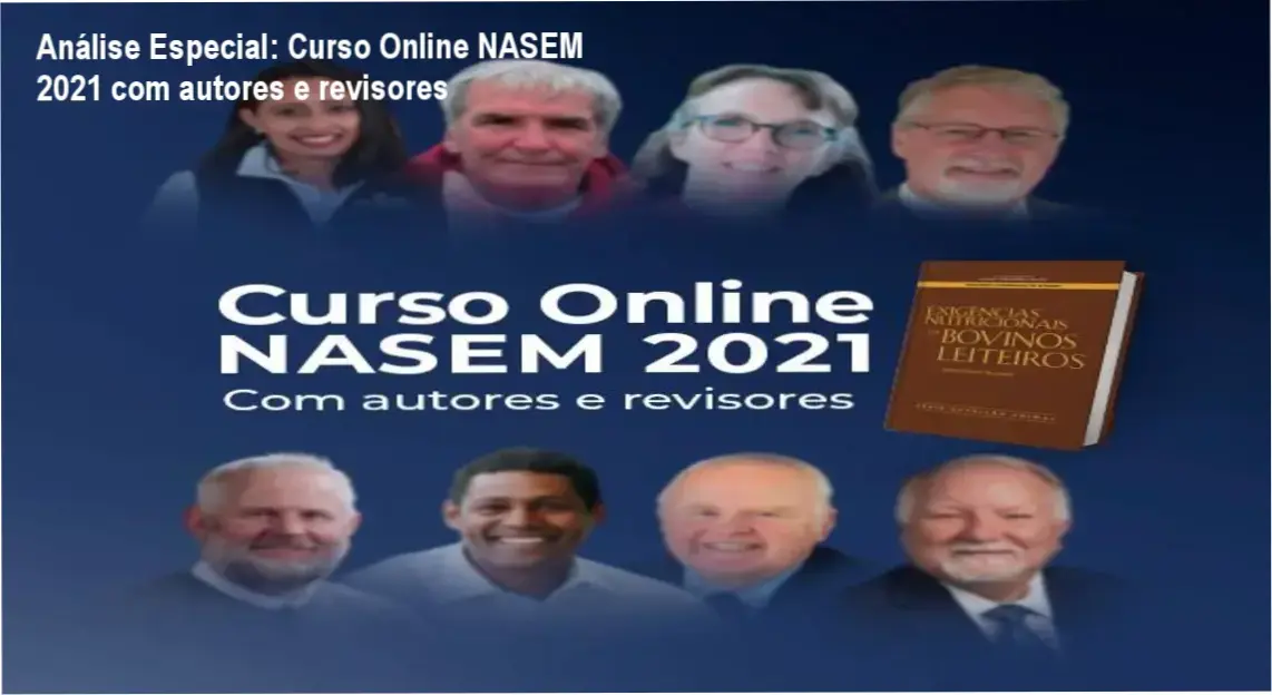 Análise Especial: Curso Online NASEM 2021 com autores e revisores 1 Capa informativa sobre o tema Curso Online NASEM 2021 com autores e revisores