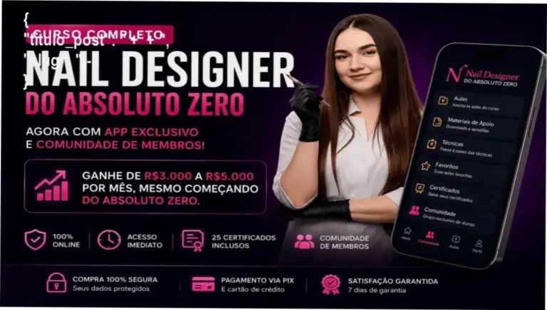 { "titulo_post": " + + ", "slug": "--"
} 19 Guia explicativo sobre o produto digital Nail Designer Pro 4.0 - Escola de Unhas Profissionais | Esmaltacão em Gel | Molde F1 | Manicure e Pedicure | Fibra de Vidro | Spa dos Pés | Banho de Gel | Alongamento
