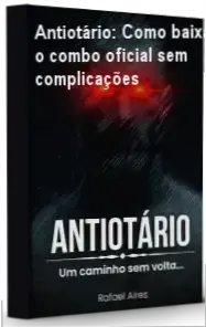 Capa do combo de livros Antiotário mostrando opções de download oficial