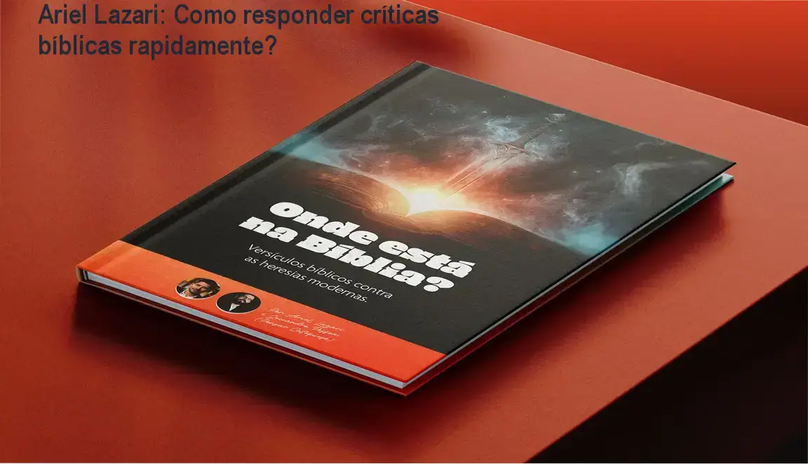 Capa do eBook Onde está na Bíblia de Ariel Lazari, guia rápido de versículos contra heresias modernas