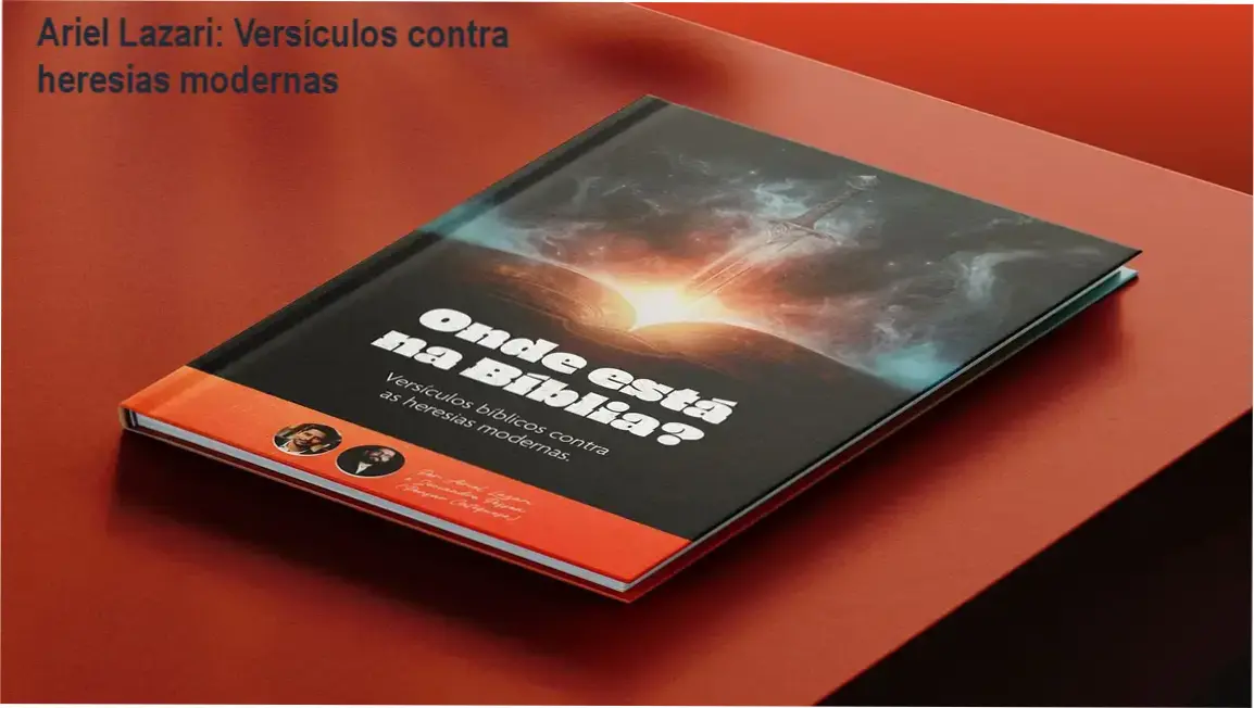 Capa do eBook Onde está na Bíblia de Ariel Lazari, mostrando versículos para debates apologéticos