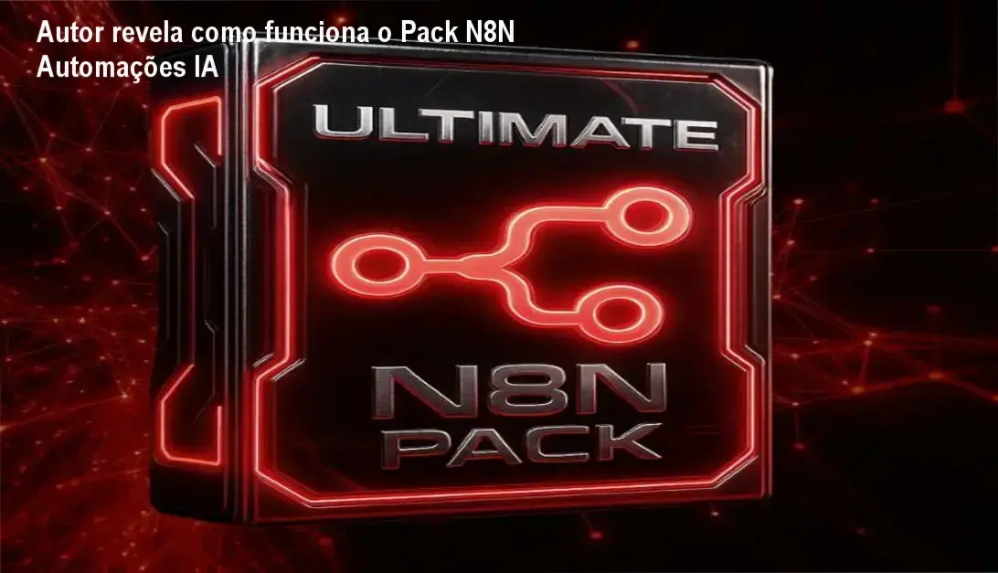 Imagem do autor apresentando o Pack N8N Automações IA e seus principais desafios
