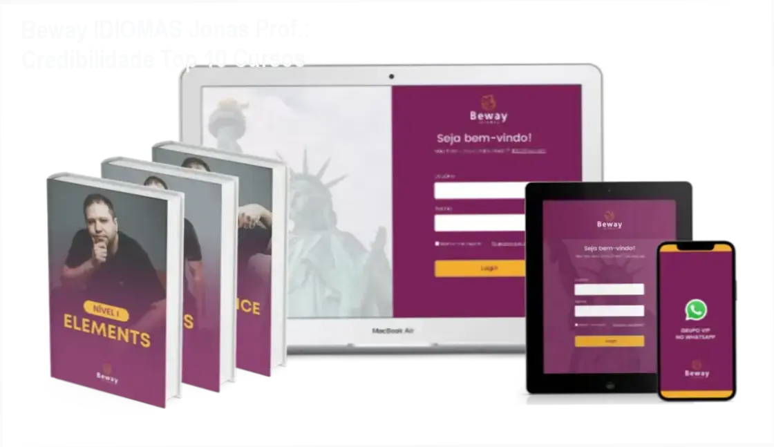 Beway IDIOMAS Jonas Prof.: custo-benefício e confiança do curso