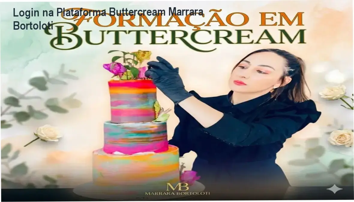Buttercream Marrara Bortoloti login área de membros da plataforma de cursos