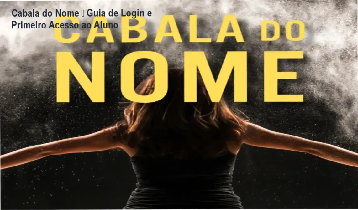 Cabala do Nome Sandra Strauss login área de membros plataforma do aluno