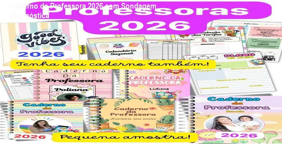 Caderno da Professora 2026 com Sondagem Diagnóstica 1 Caderno da Professora 2026 com Sondagem Diagnóstica