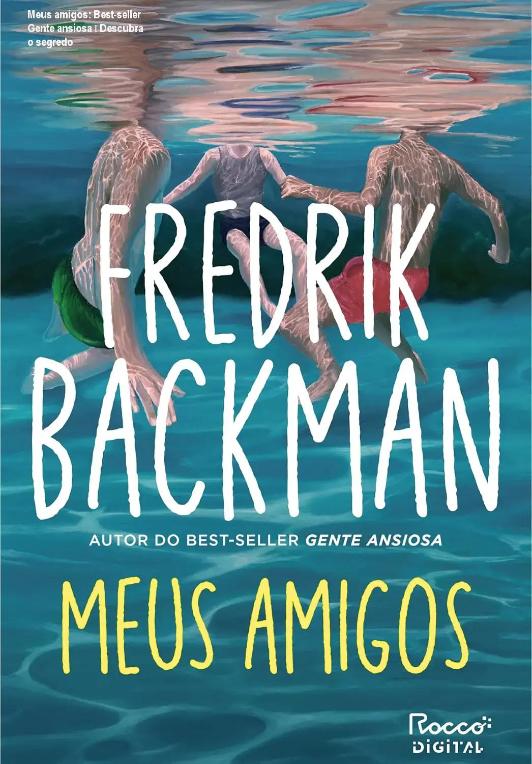 Meus amigos: Best‑seller Gente ansiosa – Descubra o segredo 1 Capa do eBook Meus amigos: Gente ansiosa, mostrando a arte do cais e personagens principais Louise e Ted
