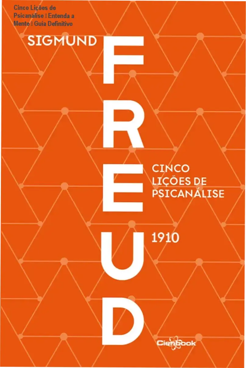 Capa do livro Cinco Lições de Psicanálise de Freud, mostrando abordagem para saúde mental