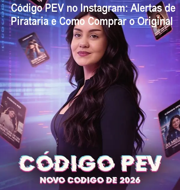 Código PEV no Instagram: Alertas de Pirataria e Como Comprar o Original 1 Código PEV no Instagram: Alertas de Pirataria e Como Comprar o Original