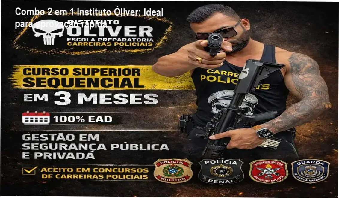 Combo Superior Sequencial + Curso Tecnólogo EAD Instituto Óliver – investimento a partir de R$ 1.200