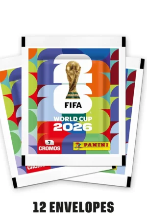 Kit Copa do Mundo FIFA 2026 – 12 Envelopes Oficiais Panini