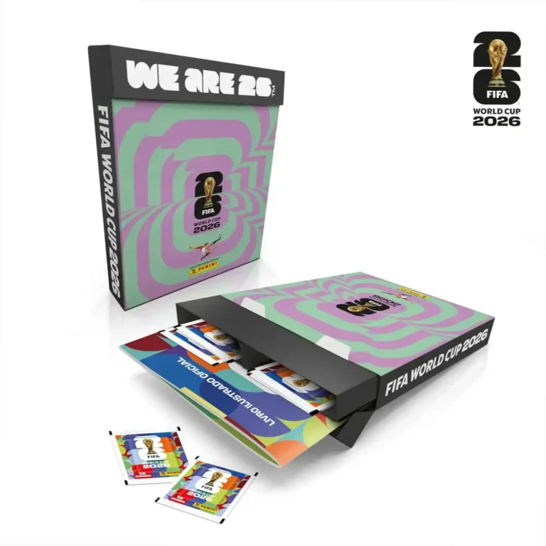Box Panini Copa Mundo 2026: Álbum + 30 Envelopes – Guia Definitivo 6 Box Panini Copa do Mundo 2026 com álbum brochura e 30 envelopes de figurinhas