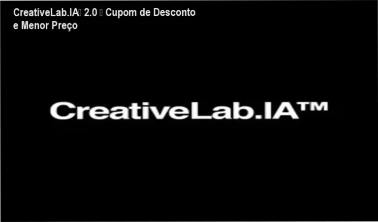CreativeLab.IA™ 2.0 de João Alonso Leite – promoção de cupom e preço reduzido