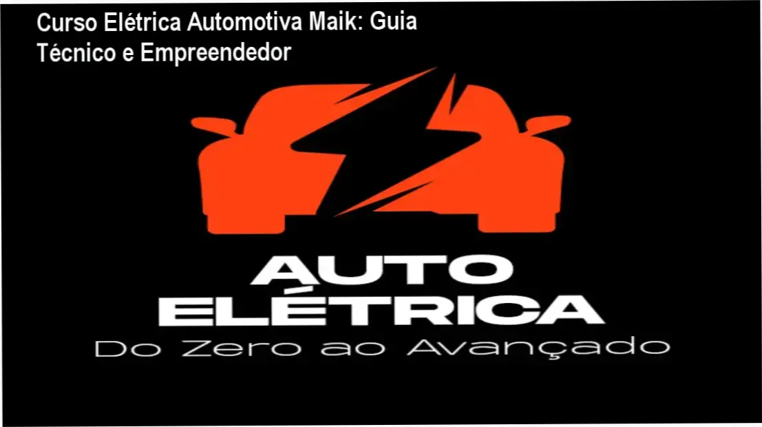 Instrutor Maik explicando circuito elétrico de carro em aula online