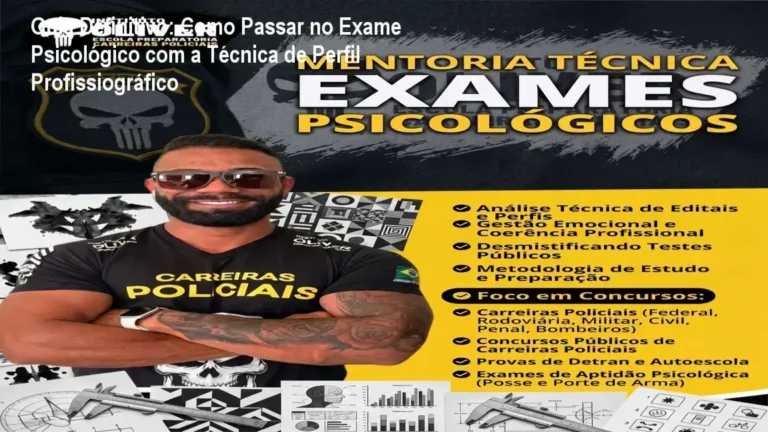 Guia Definitivo: Como Passar no Exame Psicológico com a Técnica de Perfil Profissiográfico 8 Imagem do curso de preparação para exames psicológicos destacando inteligência emocional e perfil profissiográfico