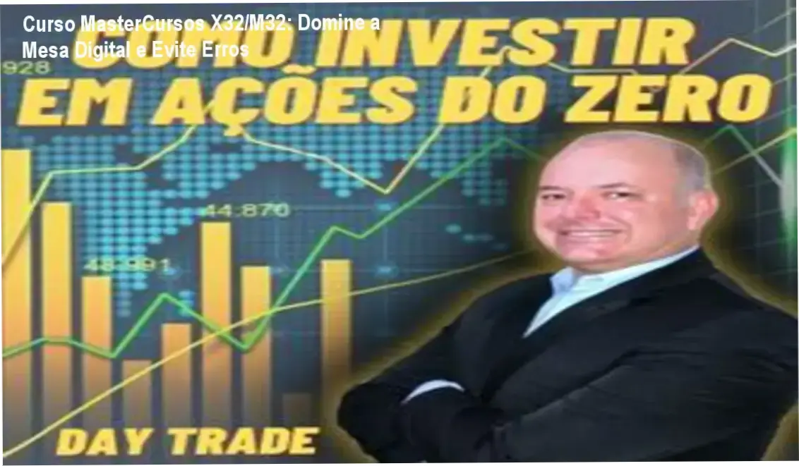 Tela do curso MasterCursos PRO de mesas digitais X32 e M32 com destaque da oferta