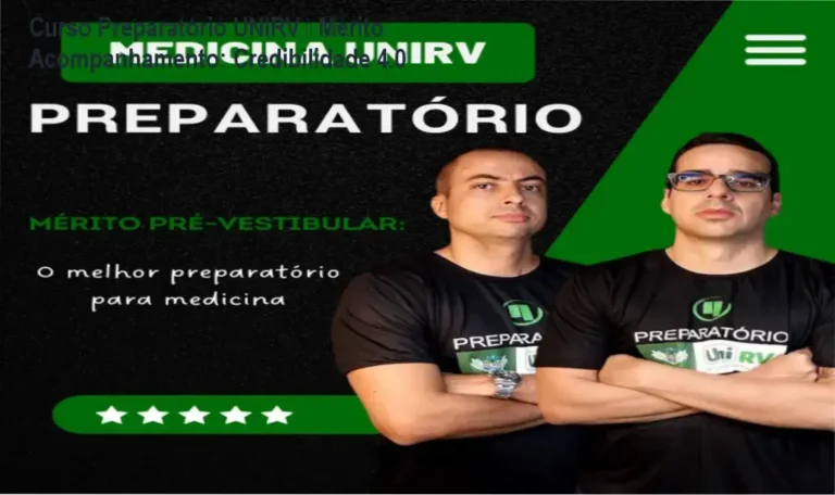 Curso Preparatório UNIRV – Mérito Acompanhamento: custo-benefício e valor entregue