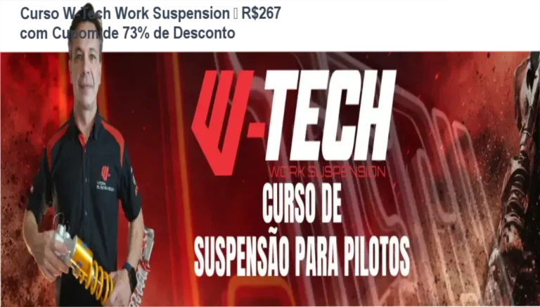 Curso W-Tech Work Suspension de Alex Crepaldi com cupom de desconto