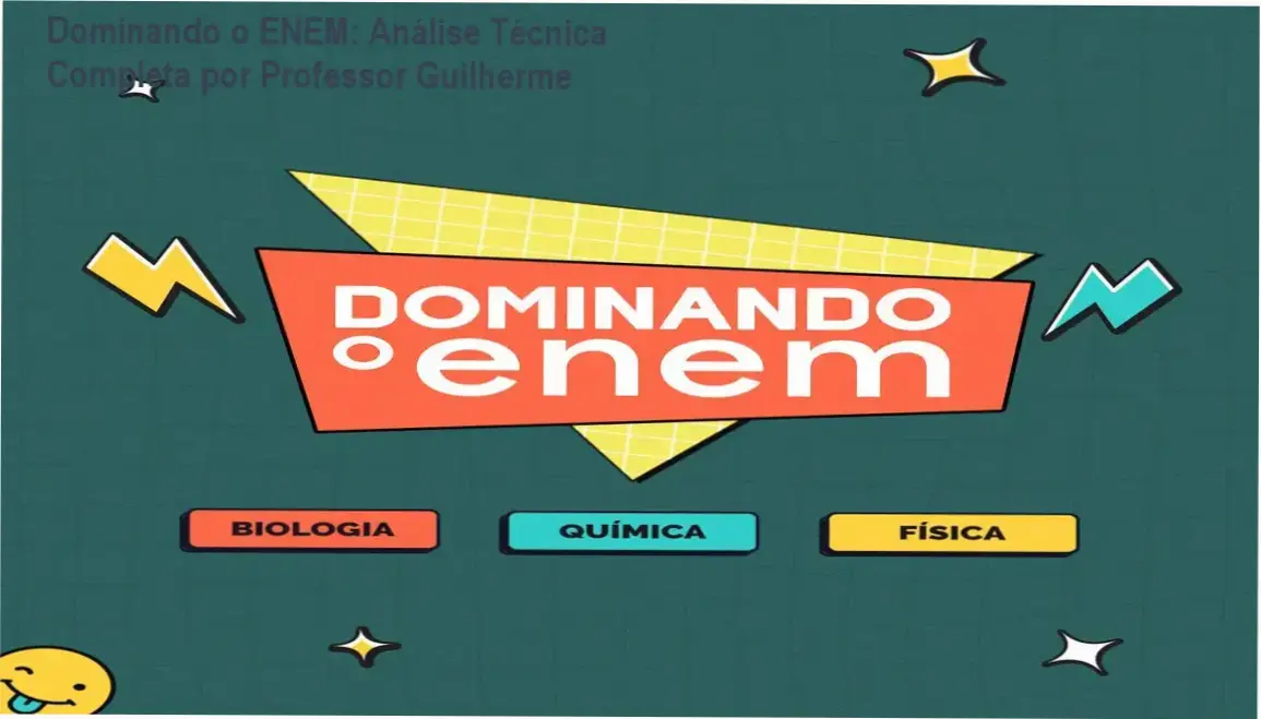 Dominando o ENEM Professor Guilherme bastidores, funcionamento ou visão interna
