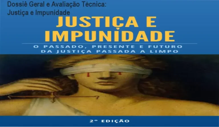 Gráfico de desempenho técnico do ecossistema Justiça e Impunidade