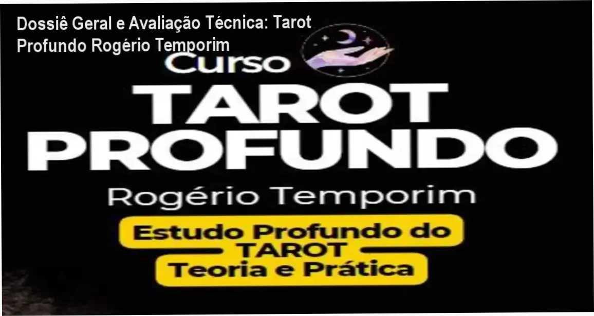 Dossiê Geral e Avaliação Técnica: Tarot Profundo Rogério Temporim 1 Gráfico de desempenho técnico do ecossistema Tarot Profundo Rogério Temporim