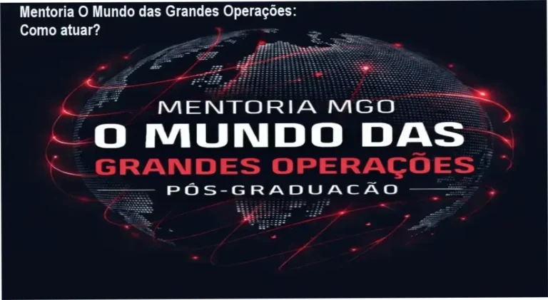 Mentoria O Mundo das Grandes Operações: Como atuar? 18 Dr. Augusto Mendes apresentando a Mentoria O Mundo das Grandes Operações para advogados