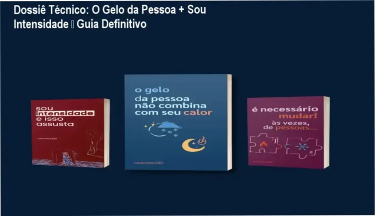 Dossiê Técnico: O Gelo da Pessoa + Sou Intensidade – Guia Definitivo 21 Capa do eBook combo O Gelo da Pessoa não combina com seu calor + Sou intensidade e isso assusta