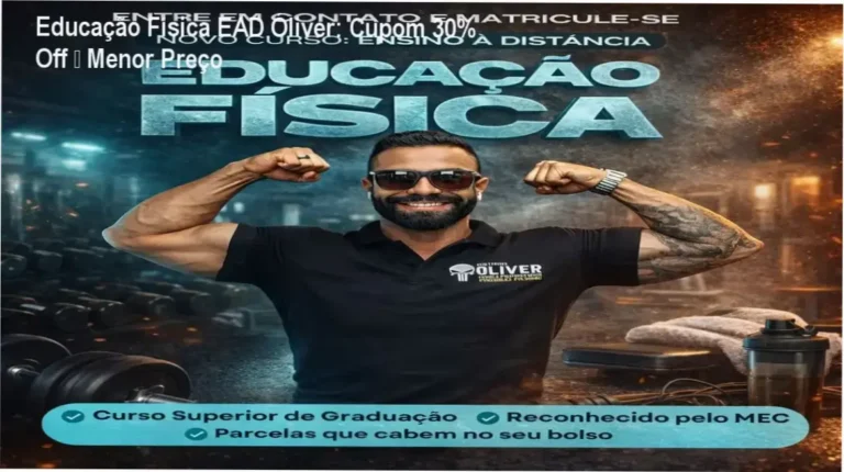 Educação Física EAD Óliver: Cupom 30% Off – Menor Preço 5 Educação Física EAD Óliver – cupom de desconto e preço reduzido