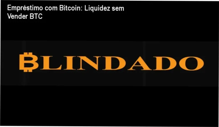 Ilustração mostrando Bitcoin como garantia para obter empréstimo em stablecoins