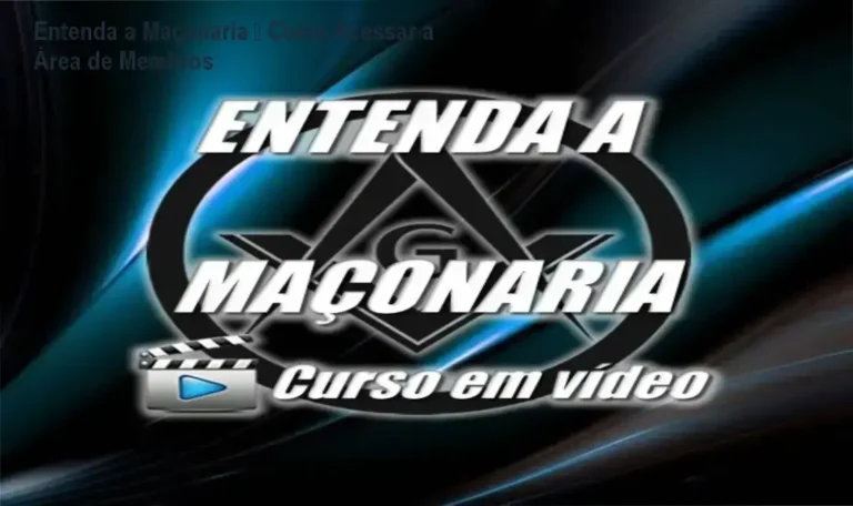 Entenda a Maçonaria – Como Acessar a Área de Membros 10 Entenda a Maçonaria login área de membros - plataforma do aluno