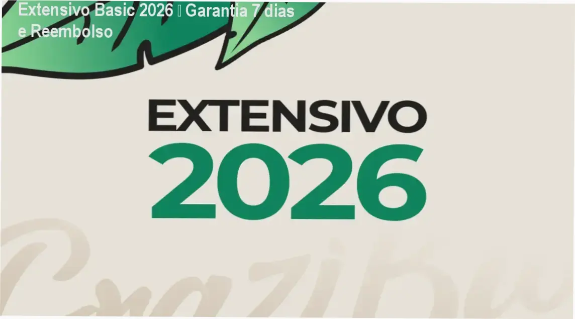 Extensivo Basic 2026 da Terra Negra – compra segura e acesso oficial