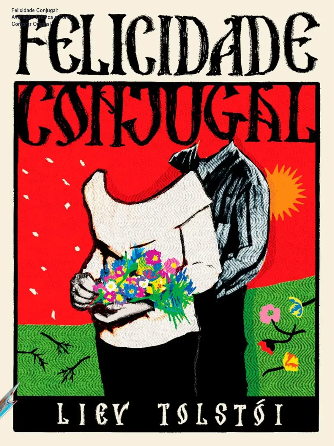 Felicidade Conjugal: Avaliação Técnica e Como Comprar Original 1 Capa da edição Nano de Felicidade Conjugal de Tolstói, com design de Caio Maia e QR Code